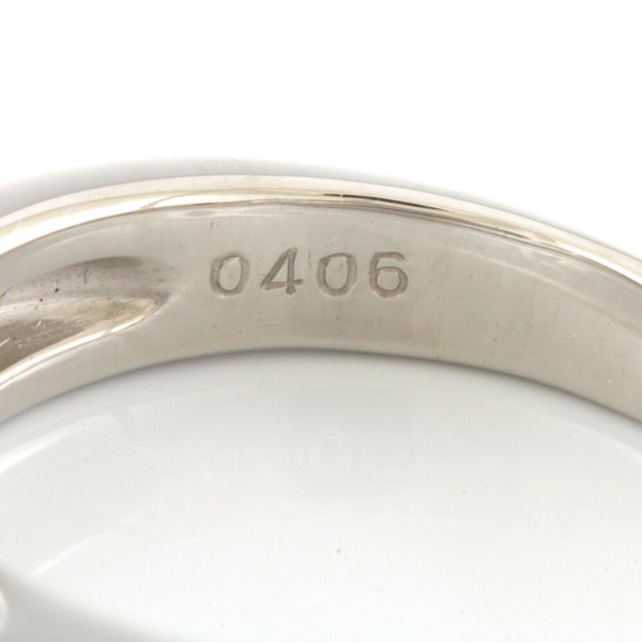 Valentino Platinum and Diamond Ring. - Picture 6 of 7